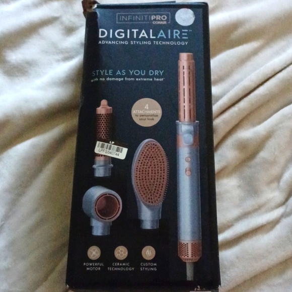 *NIB* InfinityPro By Conair Digitalaire Wet to Dry Styling Wand - Picture 1 of 9